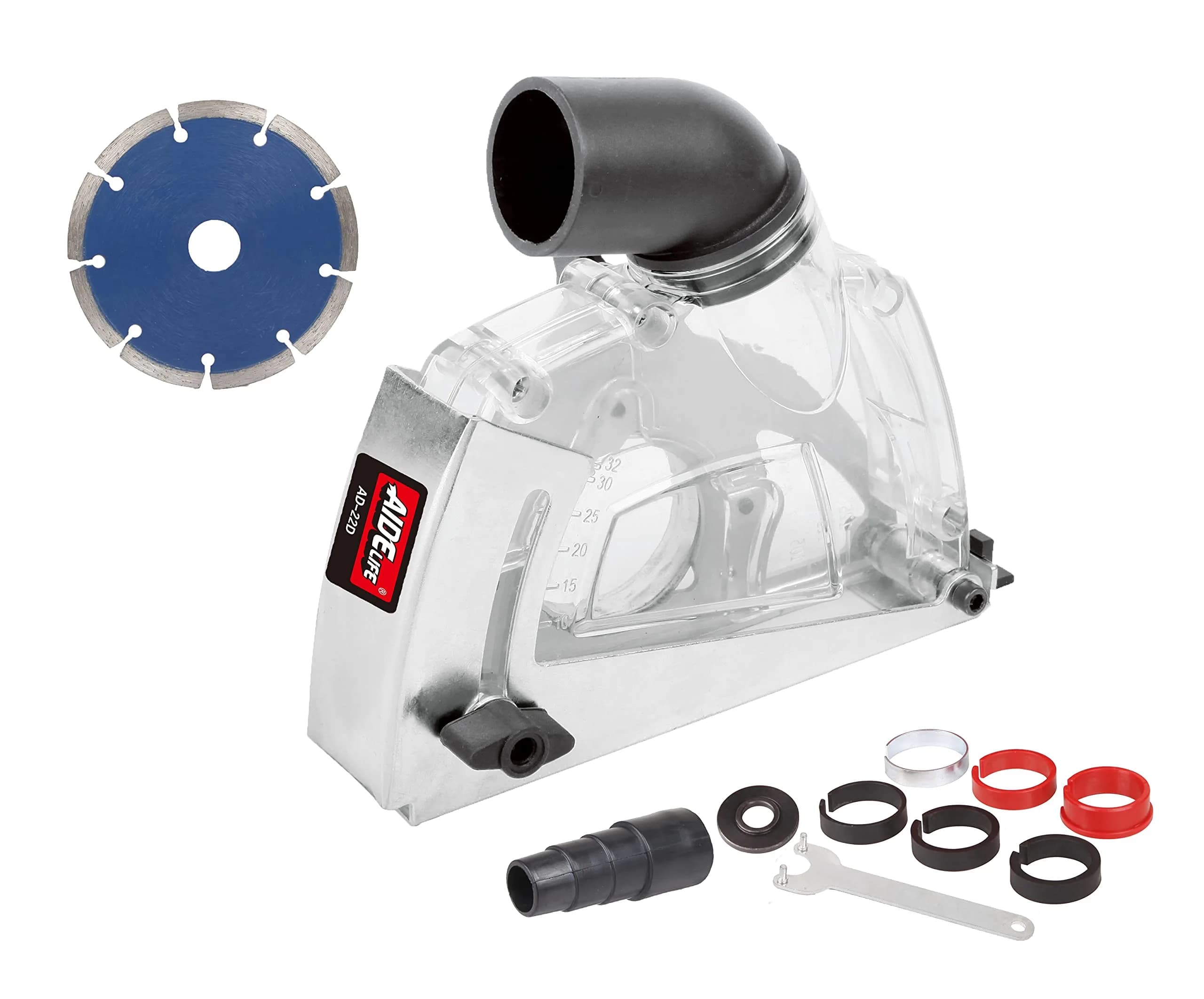 Aidelife Dust Shroud for Angle Grinders 4.5"/5" | Dust Collection & Safety (110-120 chars)