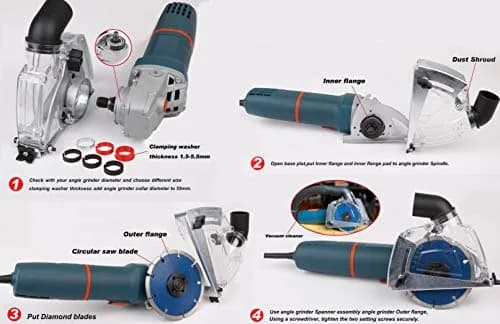 Aidelife Dust Shroud for Angle Grinders 4.5"/5" | Dust Collection & Safety (110-120 chars) thumbnail 5