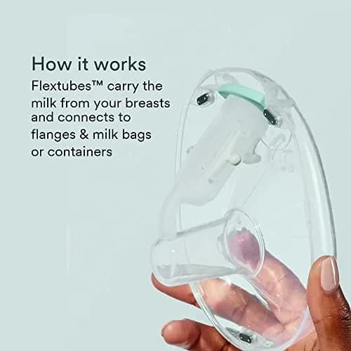 Willow 360 Breast Pump Flextubes Replacement Part 2 Count | BPA-Free, Dishwasher Safe, Compatible with Willow 3.0 & Generations 1-2 thumbnail 3
