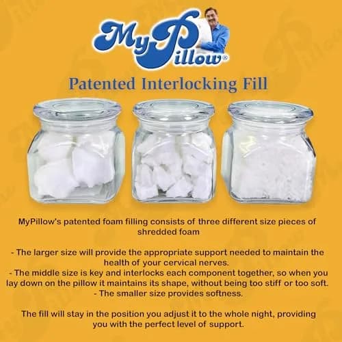 MyPillow Queen Size Bed Pillow Set of 2 | Support & Comfort for All Sleepers thumbnail 4