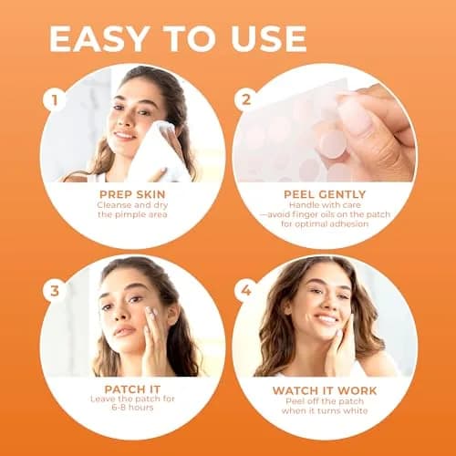 PatchRx Acne Patches 120 Count | Hydrocolloid Pimple Patches for Face with 3 Sizes thumbnail 6