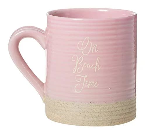 Cape Shore 15oz Sandy Stoneware Pottery Mug (Flip Flop) | Beach Vibe Ceramic Coffee Mug thumbnail 3