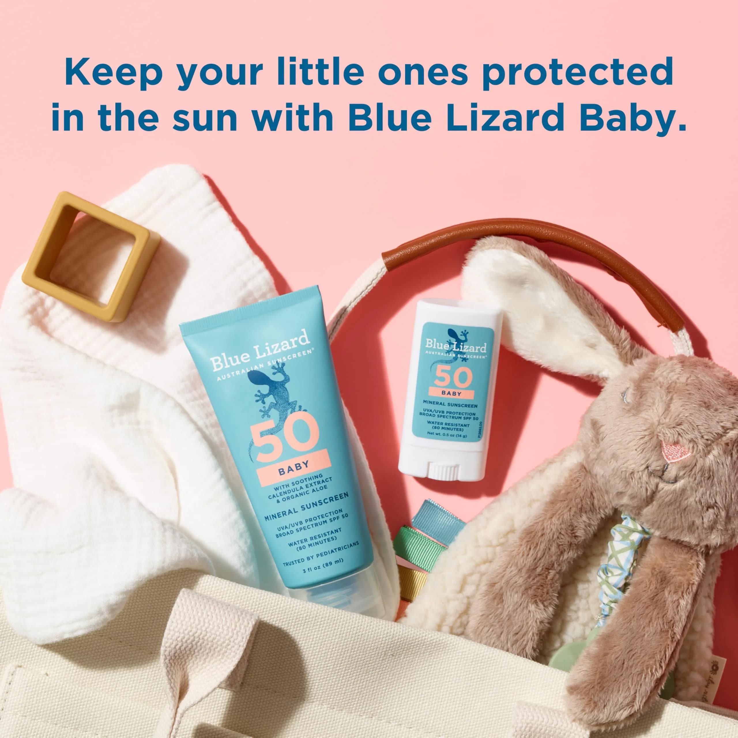 BLUE LIZARD Baby Mineral Sunscreen SPF 50+ 89ml (3 Fl Oz) | Smart Cap Technology & Reef Safe - view 8
