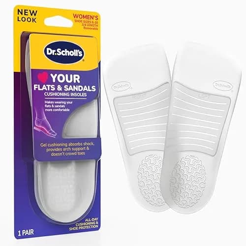 Dr. Scholl's Love Your Flats & Sandals 3/4 Length Insoles for Women, Shoe Size 6-10 (1 Pair) | All-Day Comfort with Arch Support thumbnail 1