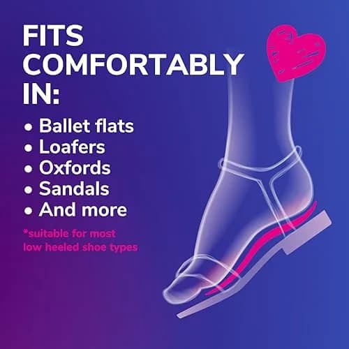 Dr. Scholl's Love Your Flats & Sandals 3/4 Length Insoles for Women, Shoe Size 6-10 (1 Pair) | All-Day Comfort with Arch Support thumbnail 3