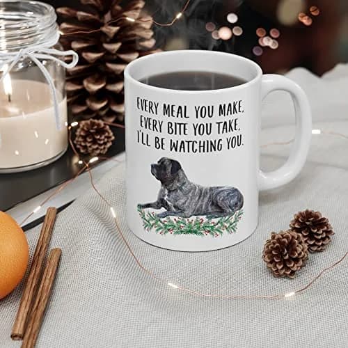 Lovesout English Mastiff Blue Brindle Coffee Mug 312ml (11oz) | Funny Dog Lover Gift for Women thumbnail 4