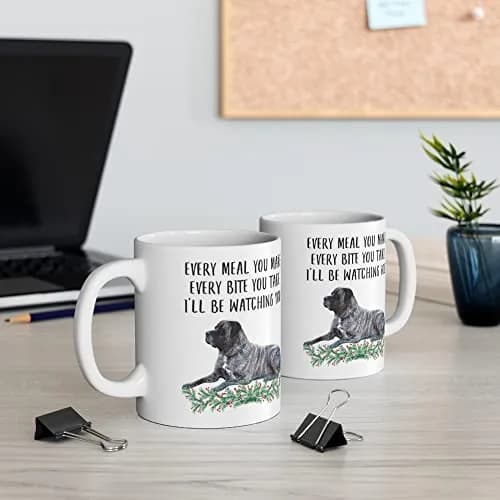 Lovesout English Mastiff Blue Brindle Coffee Mug 312ml (11oz) | Funny Dog Lover Gift for Women thumbnail 5