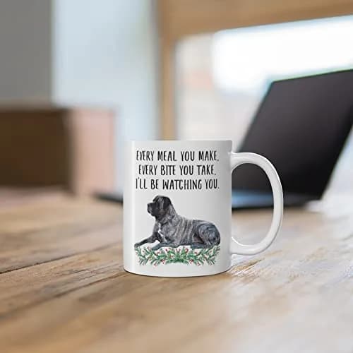 Lovesout English Mastiff Blue Brindle Coffee Mug 312ml (11oz) | Funny Dog Lover Gift for Women thumbnail 6