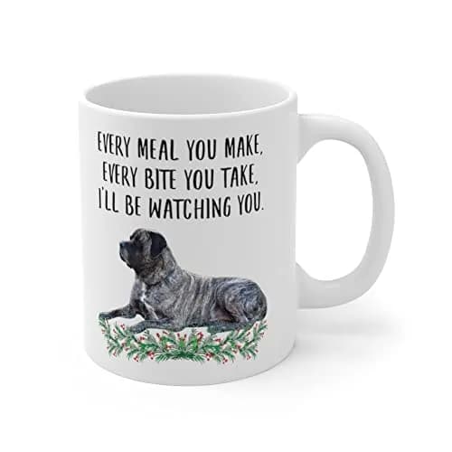 Lovesout English Mastiff Blue Brindle Coffee Mug 312ml (11oz) | Funny Dog Lover Gift for Women thumbnail 3