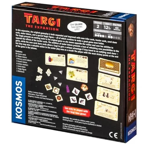 Thames & Kosmos Targi Expansion | Strategy Board Game for 2 Players | Desert & Trading Theme thumbnail 2