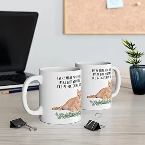 Lovesout Tabby Cat Orange Coffee Mug 325ml (11oz) | Funny Cat Lover Gift for Women thumbnail 4
