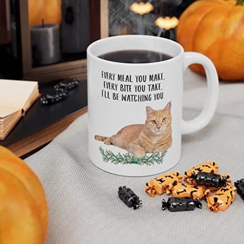 Lovesout Tabby Cat Orange Coffee Mug 325ml (11oz) | Funny Cat Lover Gift for Women thumbnail 5