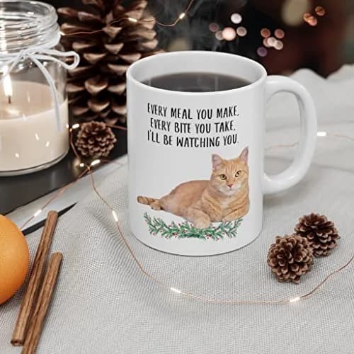 Lovesout Tabby Cat Orange Coffee Mug 325ml (11oz) | Funny Cat Lover Gift for Women thumbnail 6