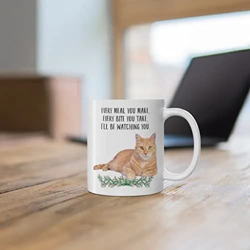 Lovesout Tabby Cat Orange Coffee Mug 325ml (11oz) | Funny Cat Lover Gift for Women thumbnail 7