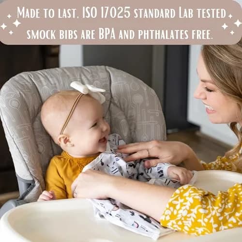 BABYBOET Splat Mat for Baby – Waterproof 4-Layer High Chair Floor Mat 51” x 51” | Spill-Proof & Non-Toxic thumbnail 3