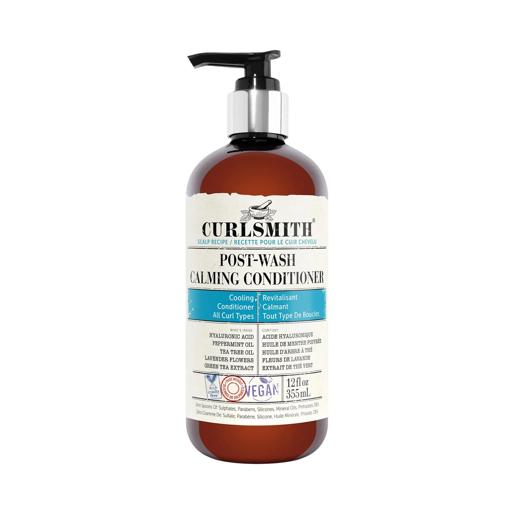 CURLSMITH Post-Wash Calming Conditioner 355ml (12 Fl Oz) | Soothes Scalp & Balances Moisture - main product image