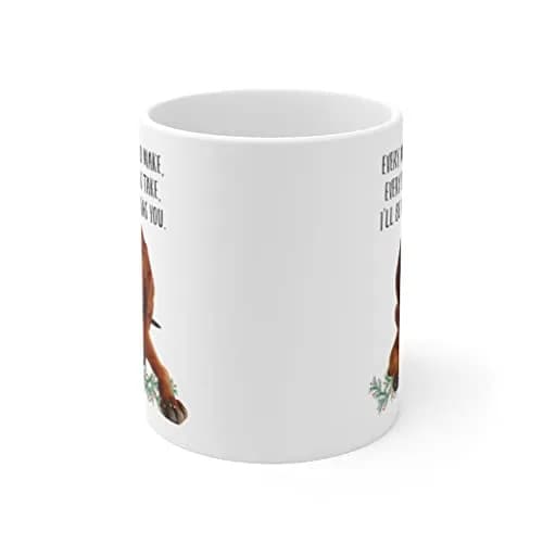 Lovesout Redbone Coonhound Red Coffee Mug 330ml (11oz) | Funny Dog Lover Gift for Women thumbnail 2