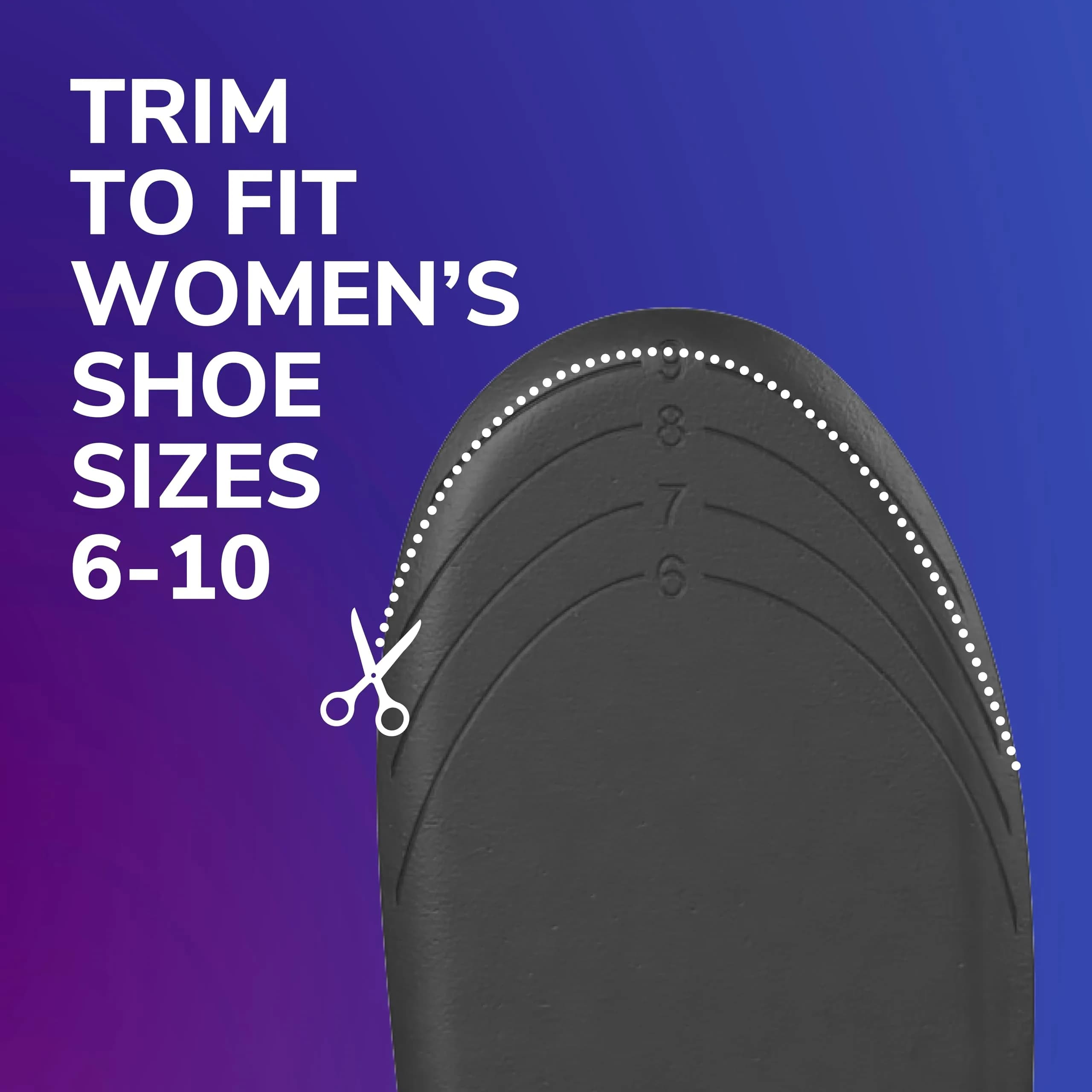 Dr. Scholl's Love Your Sneakers Full Length Insoles for Women Size 6-10 | All-Day Comfort & Arch Support - view 7