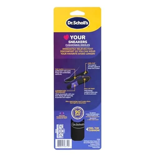 Dr. Scholl's Love Your Sneakers Full Length Insoles for Women Size 6-10 | All-Day Comfort & Arch Support thumbnail 8