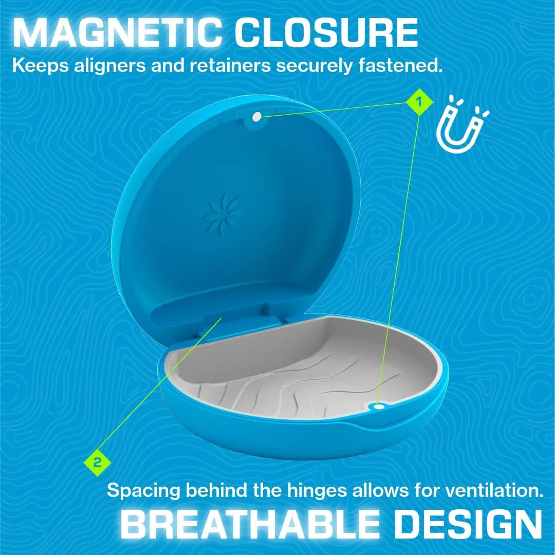 INVISALIGN Aligner Mandibular Advancement Case, Blue (Medium) - view 4