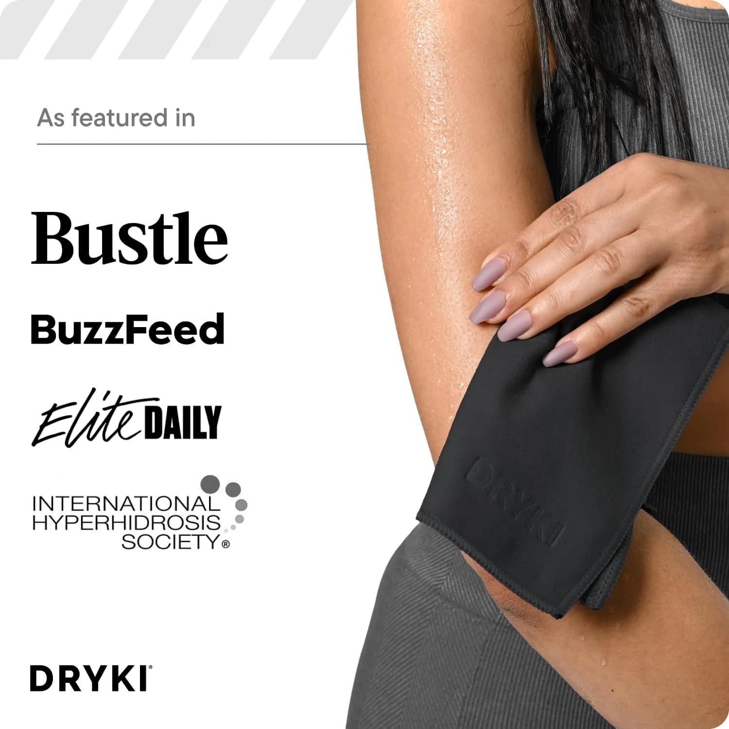 DRYKI Pocket-Sized Sweat Towels 25cm (10") | Absorbs 7x More, Dries 10x Faster - view 8