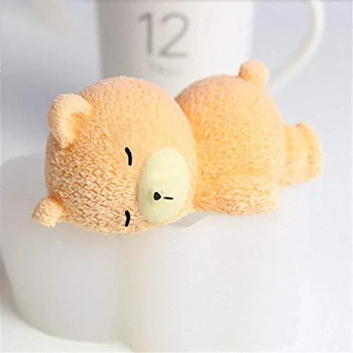 MoldFun 3D Sleeping Bear Silicone Soap & Cake Jello Mold 10.9cm (4.3in) x 7.1cm (2.8in) x 4.3cm (1.7in) | Food-Grade Platinum Silicone for Crafts thumbnail 3