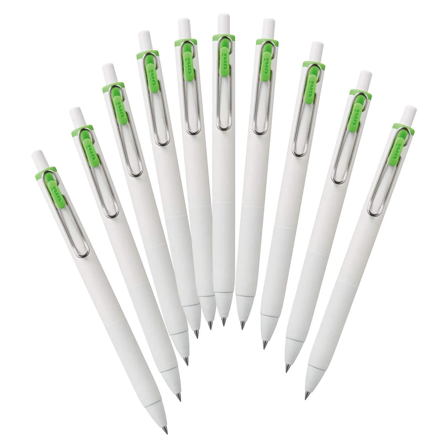 Mitsubishi Uni-Ball One Gel Pen 0.38mm Lime Green | Smooth Ink Flow for Students & Office - main product image