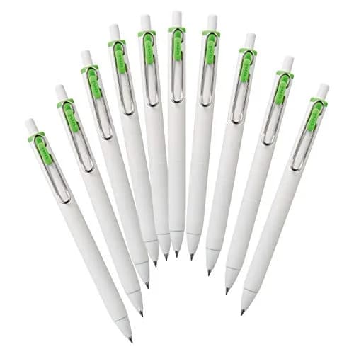 Mitsubishi Uni-Ball One Gel Pen 0.38mm Lime Green | Smooth Ink Flow for Students & Office thumbnail 1