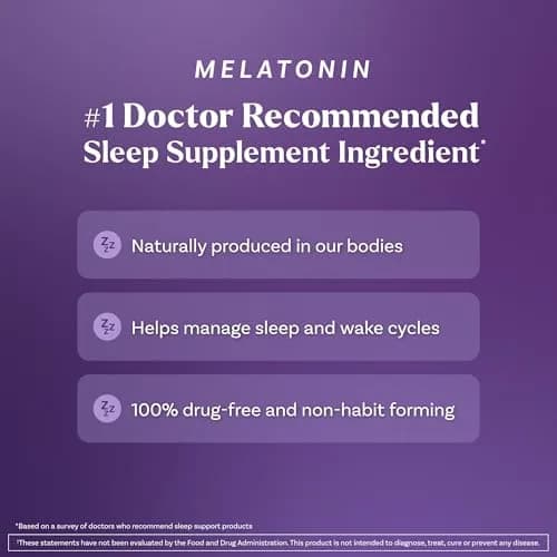 Natrol Melatonin 10 mg Gummies, Sleep Support for Adults, 140 Count | Strawberry Flavor, Vegetarian, Non-Habit Forming thumbnail 4