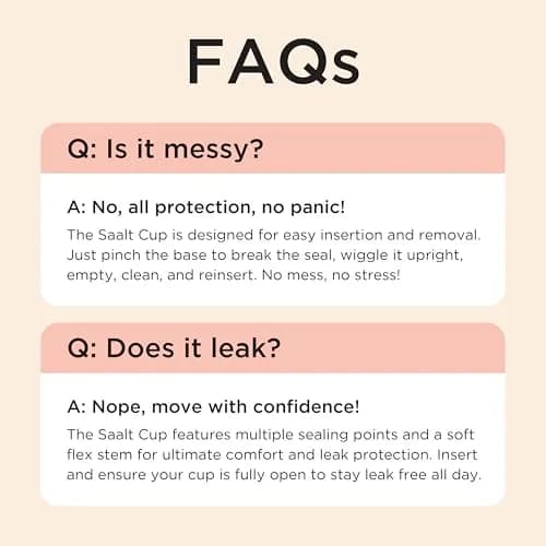 Saalt Menstrual Cup Small | Leak-Free Comfort for Women & Beginners (en_US) thumbnail 5