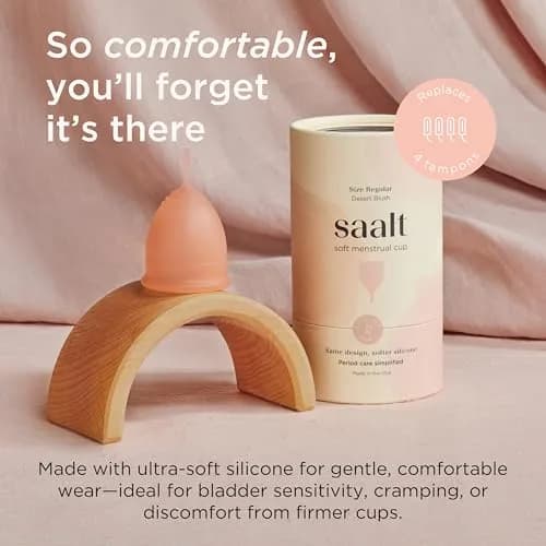 Saalt Menstrual Cup Small | Leak-Free Comfort for Women & Beginners (en_US) thumbnail 2