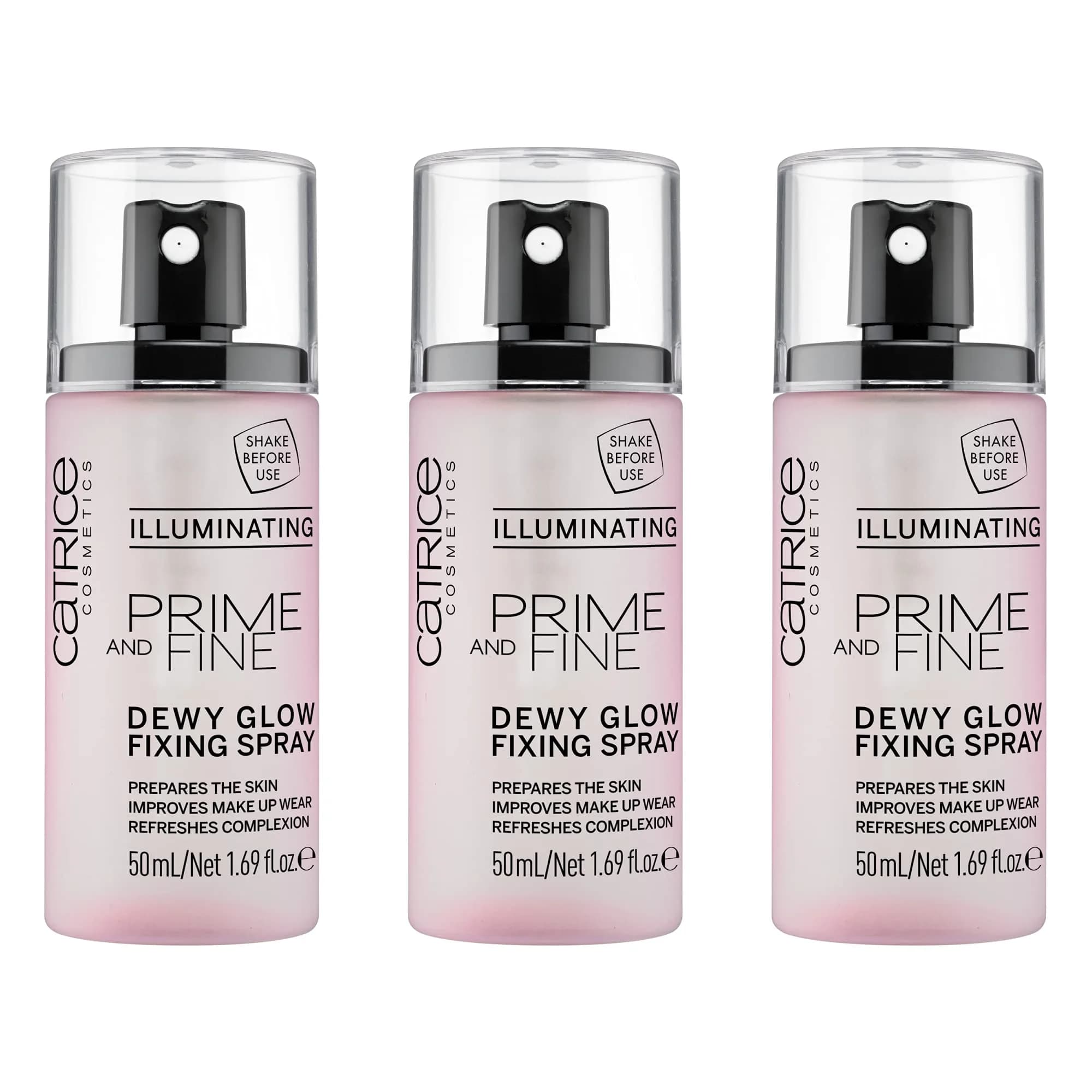Catrice Cosmetics Prime & Fine Illuminating Dewy Glow Spray 150 ml (5.07 Fl Oz) | Vegan & Cruelty Free - main product image