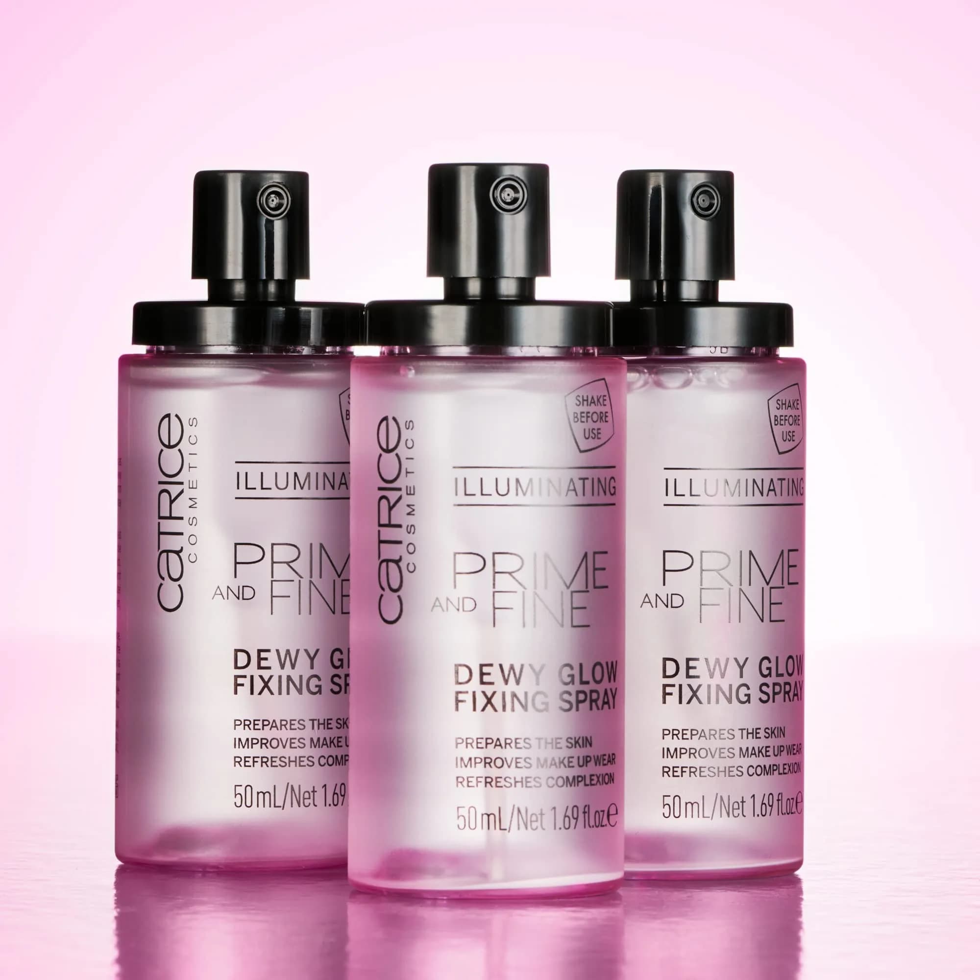 Catrice Cosmetics Prime & Fine Illuminating Dewy Glow Spray 150 ml (5.07 Fl Oz) | Vegan & Cruelty Free - view 5