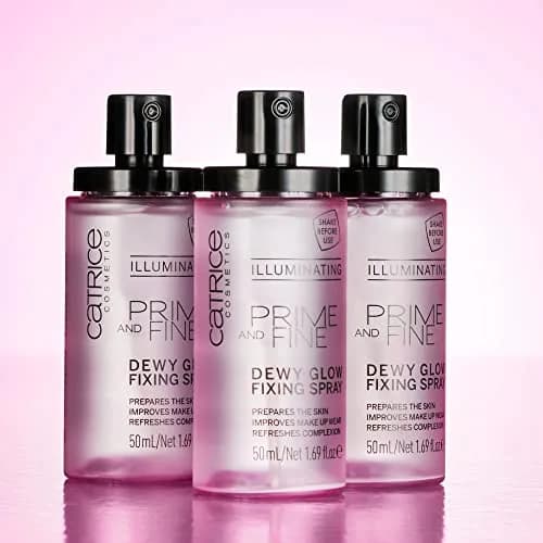 Catrice Cosmetics Prime & Fine Illuminating Dewy Glow Spray 150 ml (5.07 Fl Oz) | Vegan & Cruelty Free thumbnail 5