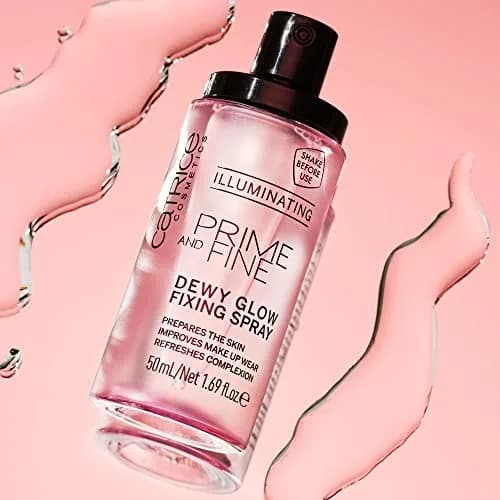 Catrice Cosmetics Prime & Fine Illuminating Dewy Glow Spray 150 ml (5.07 Fl Oz) | Vegan & Cruelty Free thumbnail 6