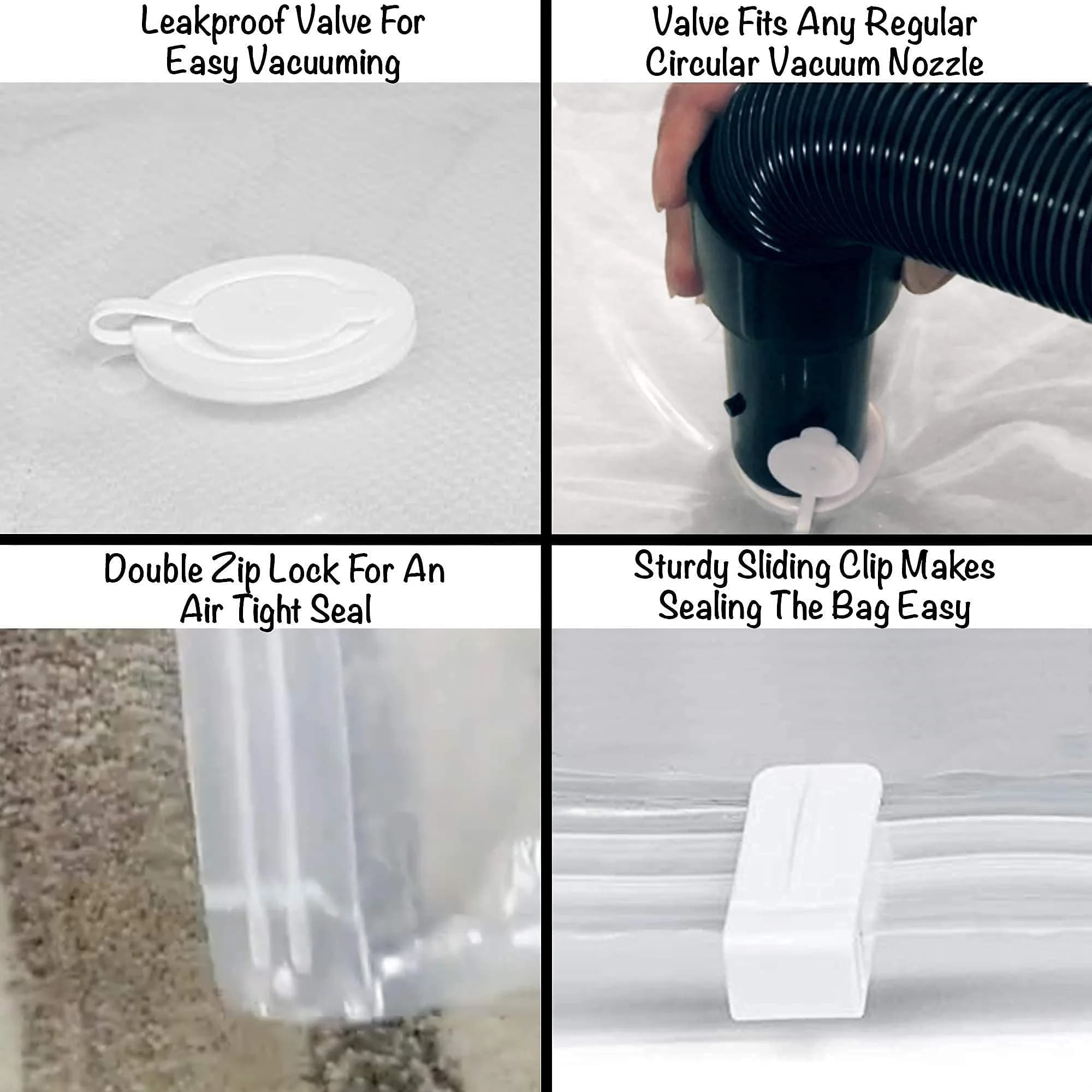 Homie Mattress Vacuum Bag for Moving, Twin/Twin-XL, Clear | Reusable Compression Storage for Returns - view 7
