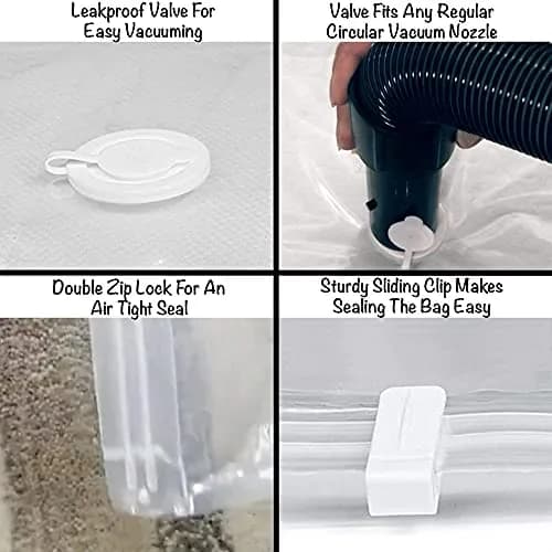 Homie Mattress Vacuum Bag for Moving, Twin/Twin-XL, Clear | Reusable Compression Storage for Returns thumbnail 7