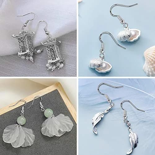Lhedon 925 Sterling Silver Earring Hooks Hypoallergenic 200 PCS | DIY Jewelry thumbnail 7