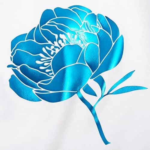 VINYL FROG Blue Metallic Foil Heat Transfer Vinyl 12" x5ft | Chrome Iron-on HTV for T-Shirts thumbnail 7