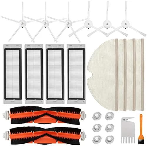 RONGJU Replacement Parts Kit for Roborock S4 S5 S6 E4 E20 E25 E35 S50 Xiaomi Mi Mijia Robot Vacuum | 22 Pack thumbnail 1