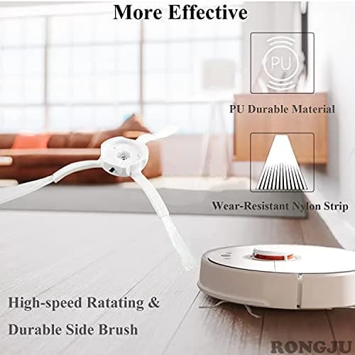 RONGJU Replacement Parts Kit for Roborock S4 S5 S6 E4 E20 E25 E35 S50 Xiaomi Mi Mijia Robot Vacuum | 22 Pack thumbnail 3