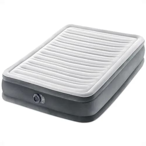 Intex Dura-Beam Deluxe Mid-Rise Air Mattress 13" Full Size | Built-in Pump & Fiber-Tech Construction thumbnail 1