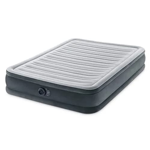Intex Dura-Beam Deluxe Mid-Rise Air Mattress 13" Full Size | Built-in Pump & Fiber-Tech Construction thumbnail 9