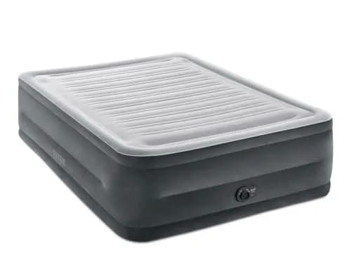 Intex 64417ED Queen Dura-Beam Comfort Plush Air Mattress 22in | High-Rise with Built-in Pump for Travel & Camping thumbnail 1