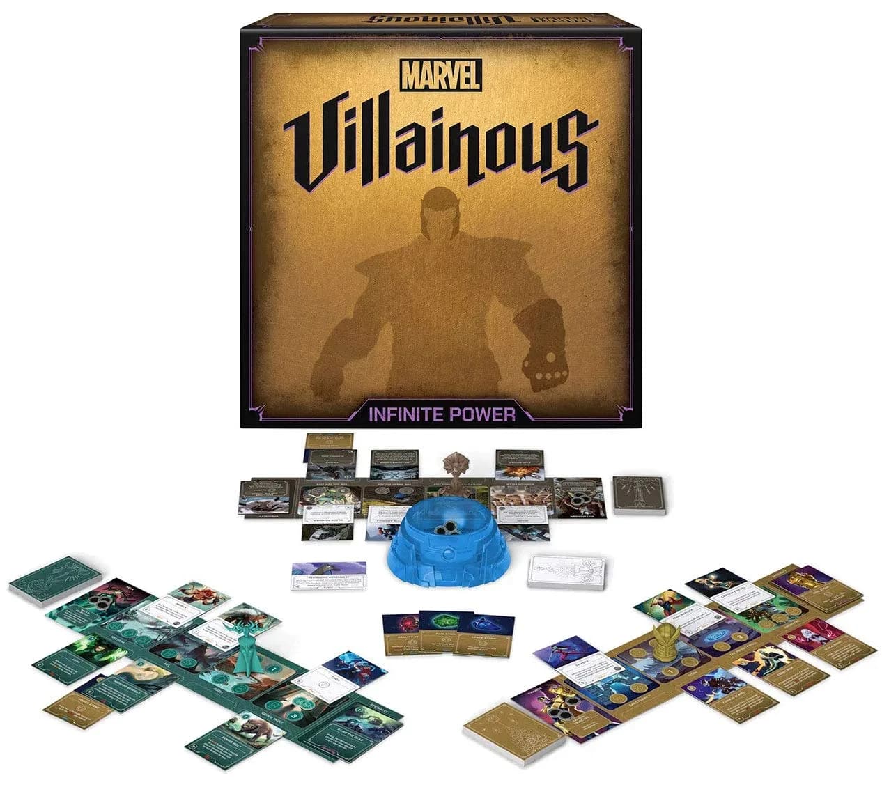 Ravensburger Marvel Villainous: Infinite Power Strategy Board Game 10.5 x 10.5 x 2.5 inches | Engaging Brain Teaser for Ages 12+ | Unique Marvel Characters - main product image