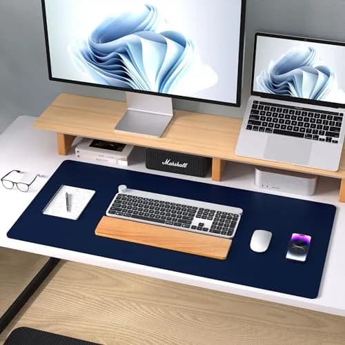 Aothia PU Leather Desk Pad Protector 91cm x 43cm (36" x 17") | Smooth Surface for Writing and Mouse Use thumbnail 9