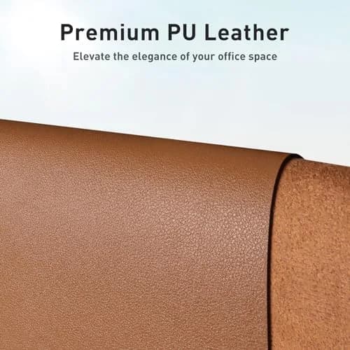Aothia PU Leather Desk Pad Protector 59cm x 35cm (23.6" x 13.7") | Smooth Surface for Writing and Laptop Use thumbnail 2