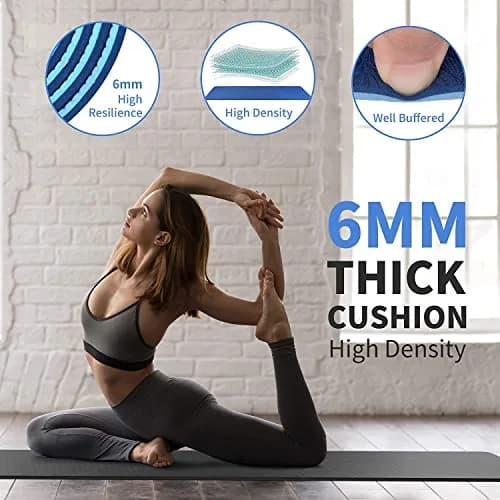 CAMBIVO Yoga Mat for Men and Women | Extra Long & Wide 213cm x 81cm | Non Slip, 6mm Thick thumbnail 5