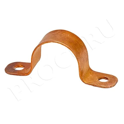 PROCURU 1/2-Inch Copper Pipe Strap | Copper Pipe Clamp Mount 10-Pack thumbnail 2