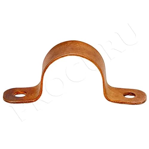 PROCURU 1/2-Inch Copper Pipe Strap | Copper Pipe Clamp Mount 10-Pack thumbnail 3